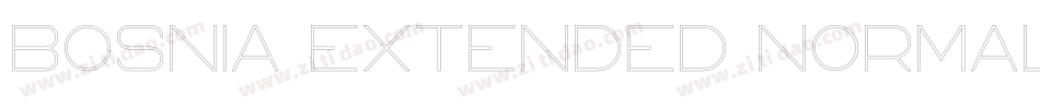 Bosnia Extended Normal字体转换
